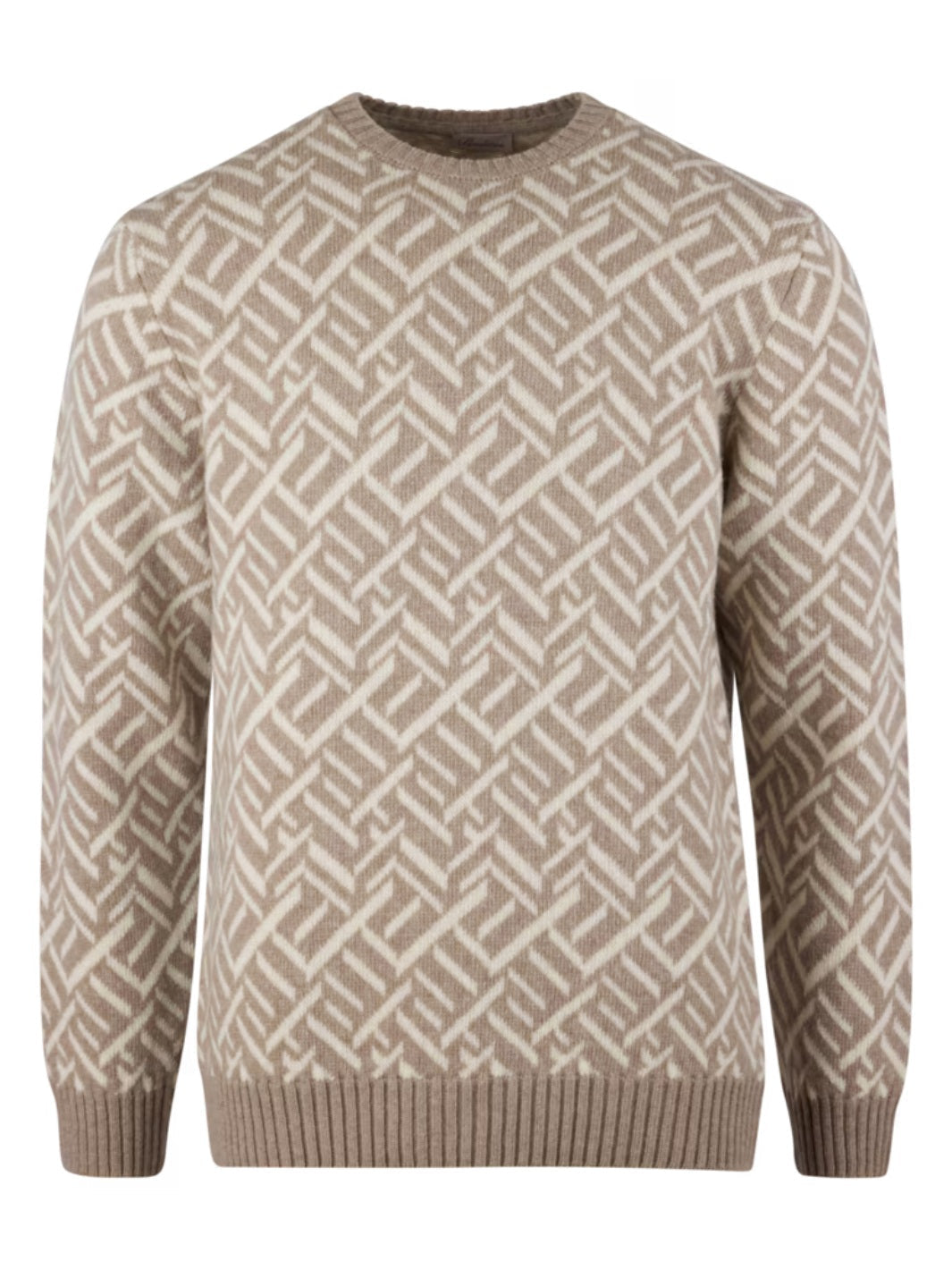 PATTERNED MERINO SWEATER