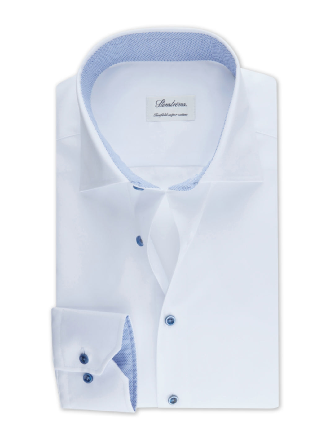 FITTED BODY CONTRAST TWILL SHIRT