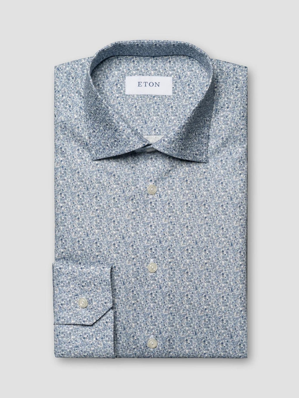 SLIM-FIT FLORAL PRINT SIGNATURE TWILL SHIRT
