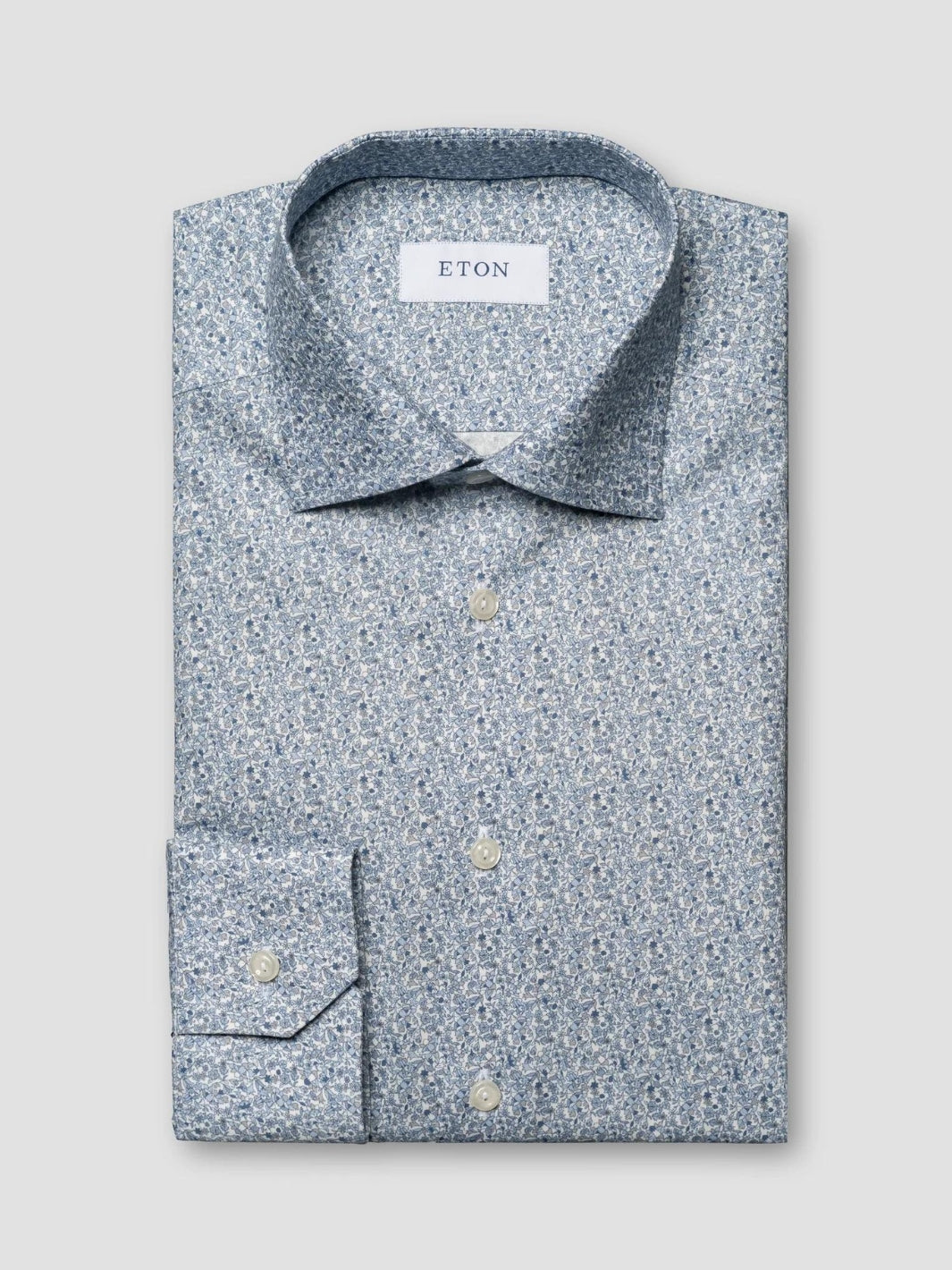 SLIM-FIT FLORAL PRINT SIGNATURE TWILL SHIRT