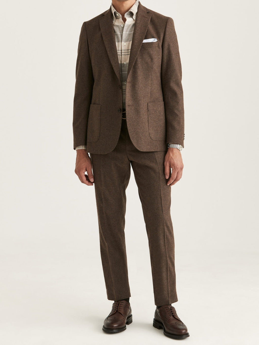 FLANNEL SUIT JACKET