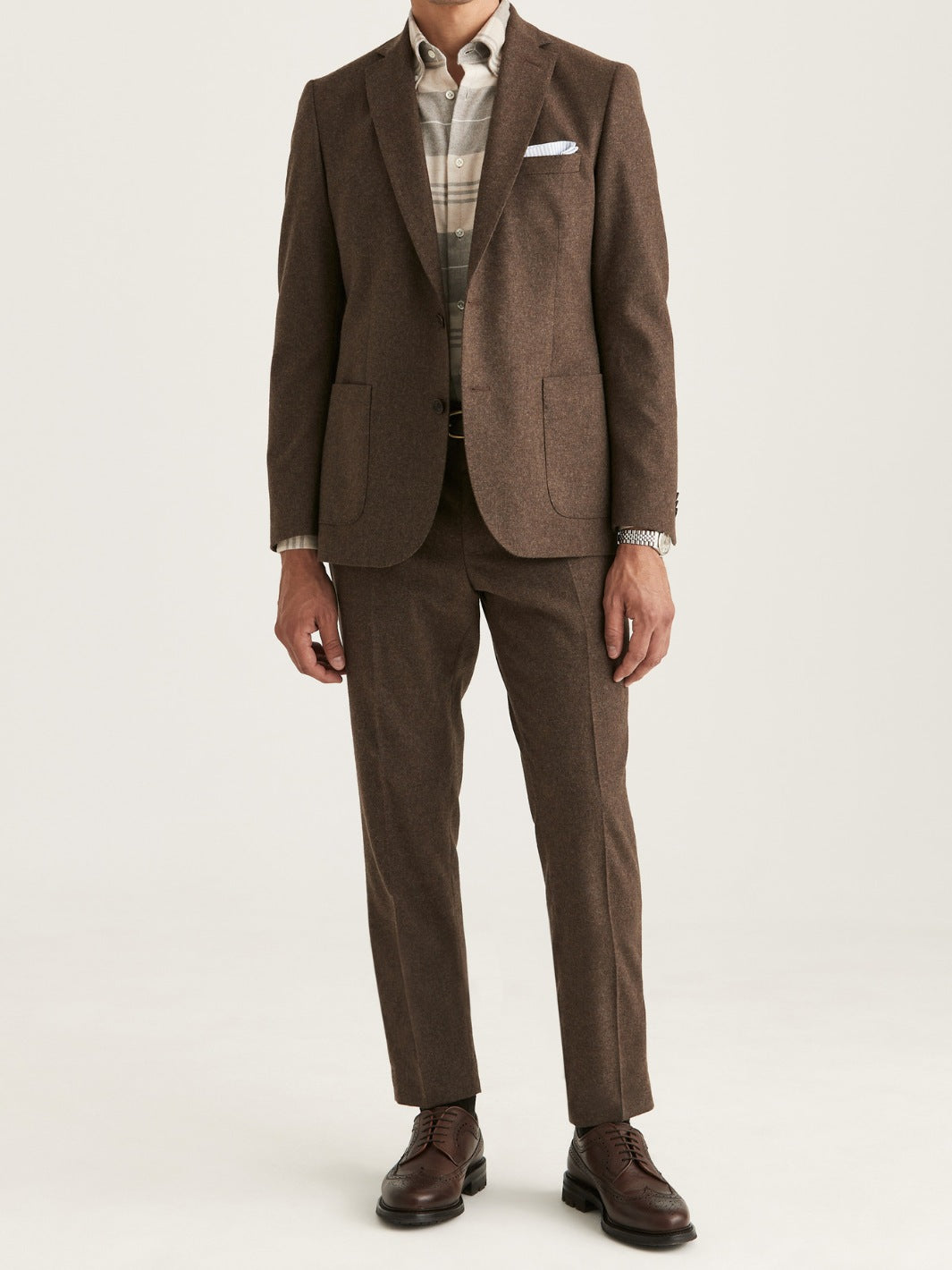 FLANNEL SUIT JACKET